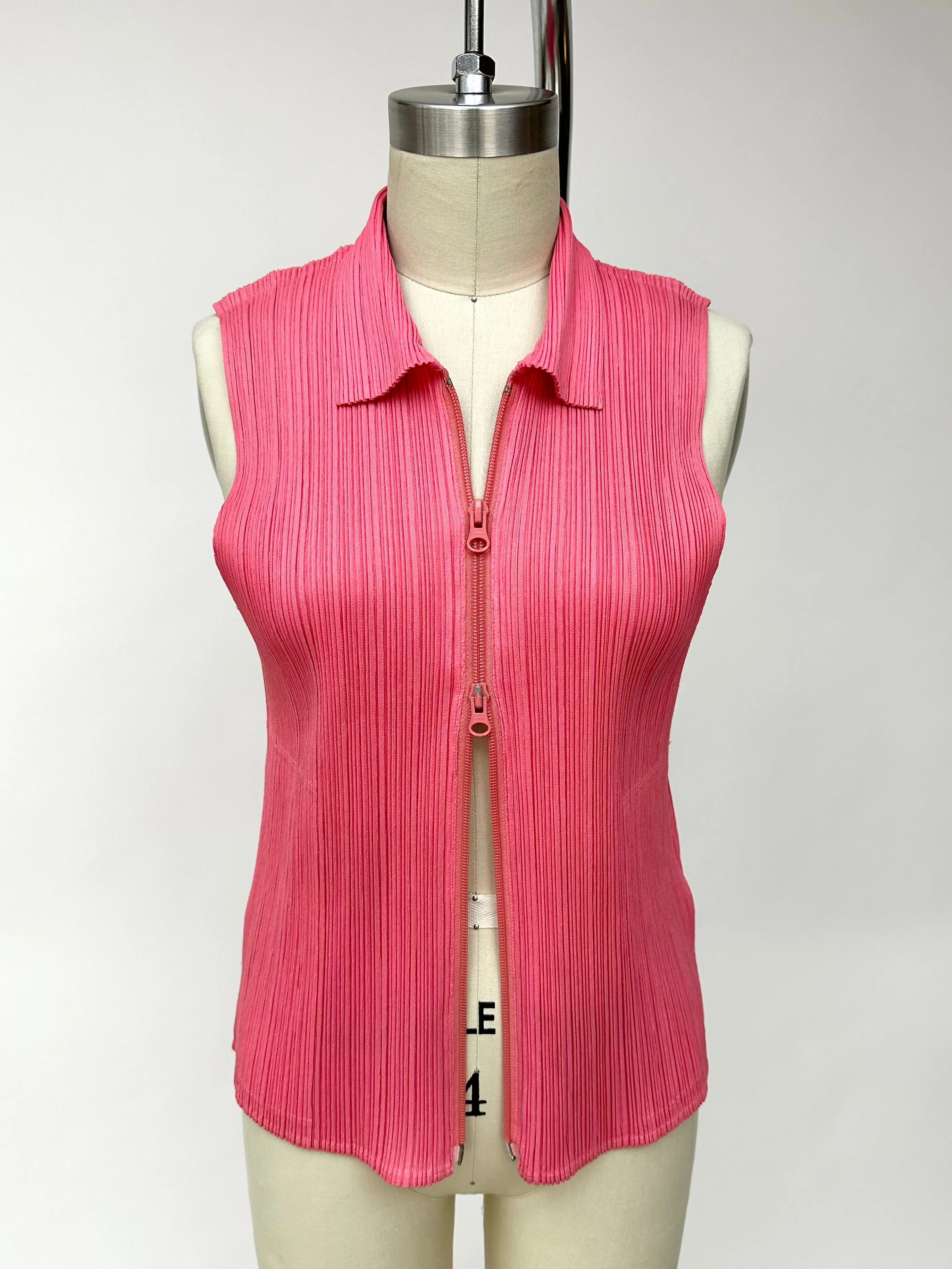 1990s Pleats Please Plissé Barbie Top