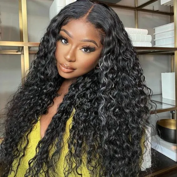 【30" Super Sale】Minimalist Series Glueless 13x4 Lace Front Pre-Bleached Knots Natural Black Body Wave/Straight/Curly Human Hair Wig