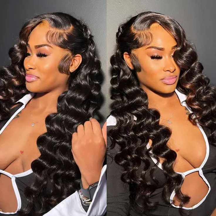 【30" Super Sale】Minimalist Series Glueless 13x4 Lace Front Pre-Bleached Knots Natural Black Body Wave/Straight/Curly Human Hair Wig
