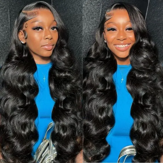 【30" Super Sale】Minimalist Series Glueless 13x4 Lace Front Pre-Bleached Knots Natural Black Body Wave/Straight/Curly Human Hair Wig