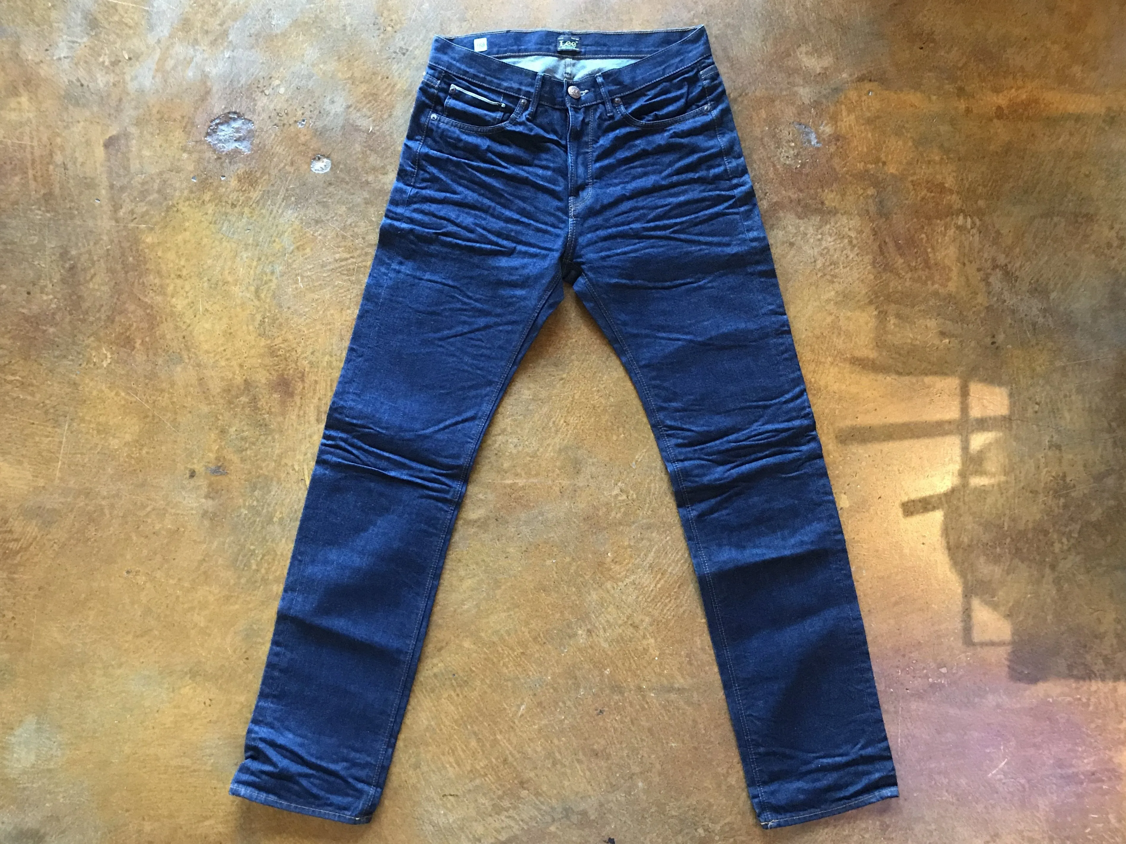 7B10202 Lee 101 USA Slim Narrow KC Wet 1942 Relic