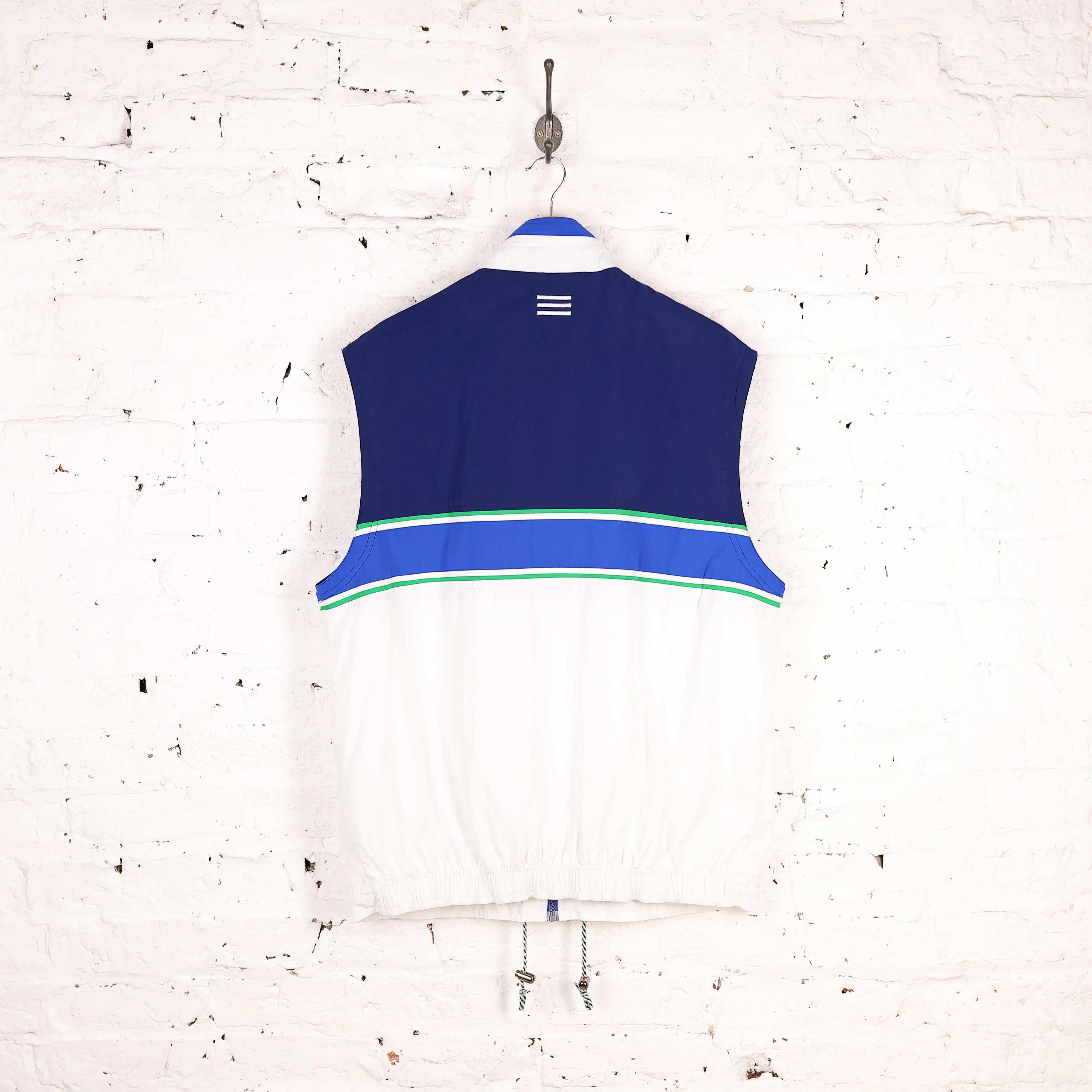Adidas 90s Sleeveless Tracksuit Top Jacket - Blue - M