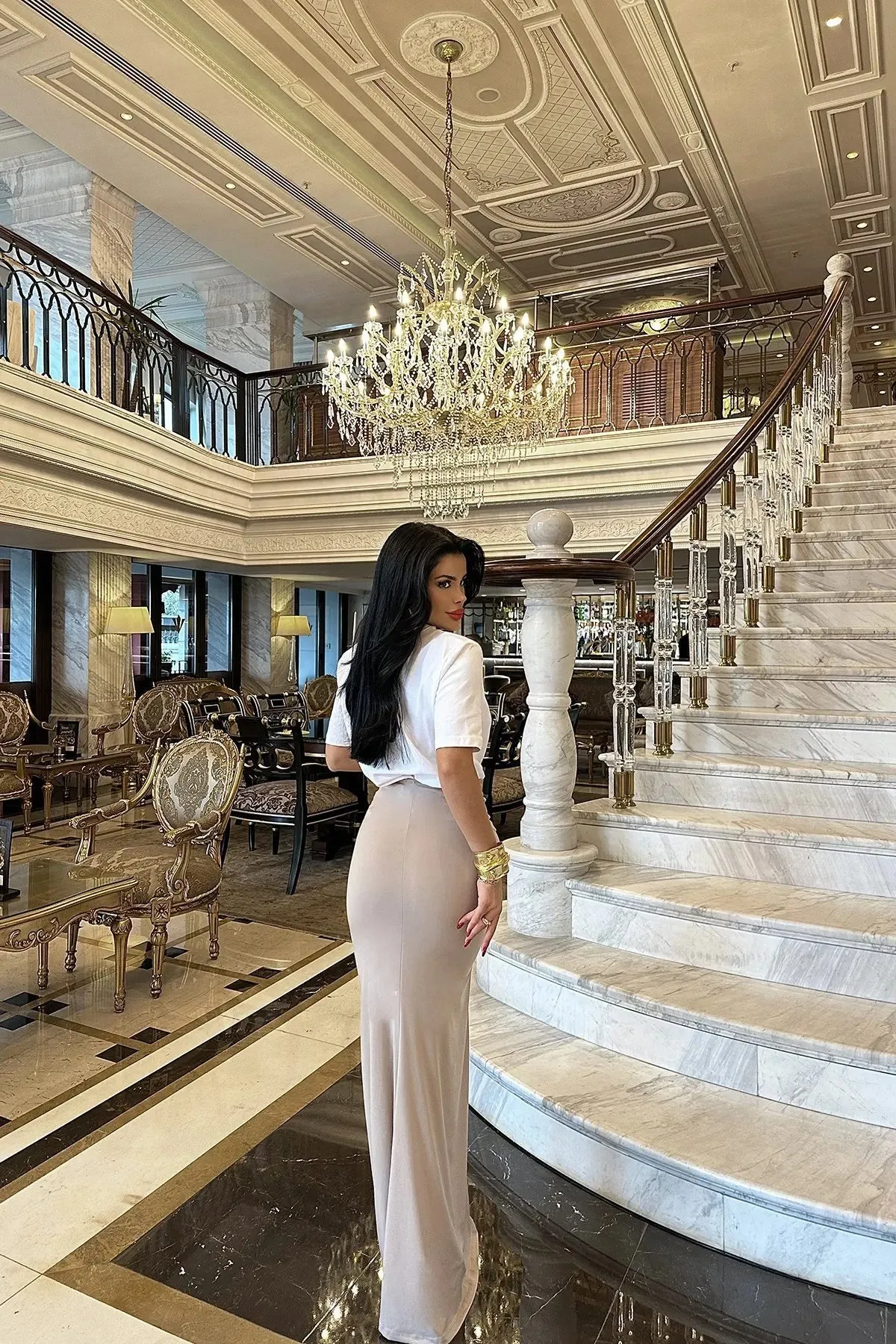 ADVBRIDGE  -  New Summer Fashion Women Skirt Streetwear Solid Skirts Appliques Sexy Split Slim Elegant Female Party Straight High Waist Skirts