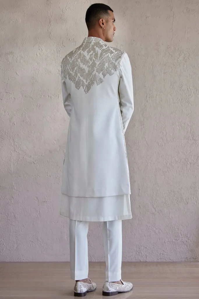 Alberobello Ivory Nehru Jacket