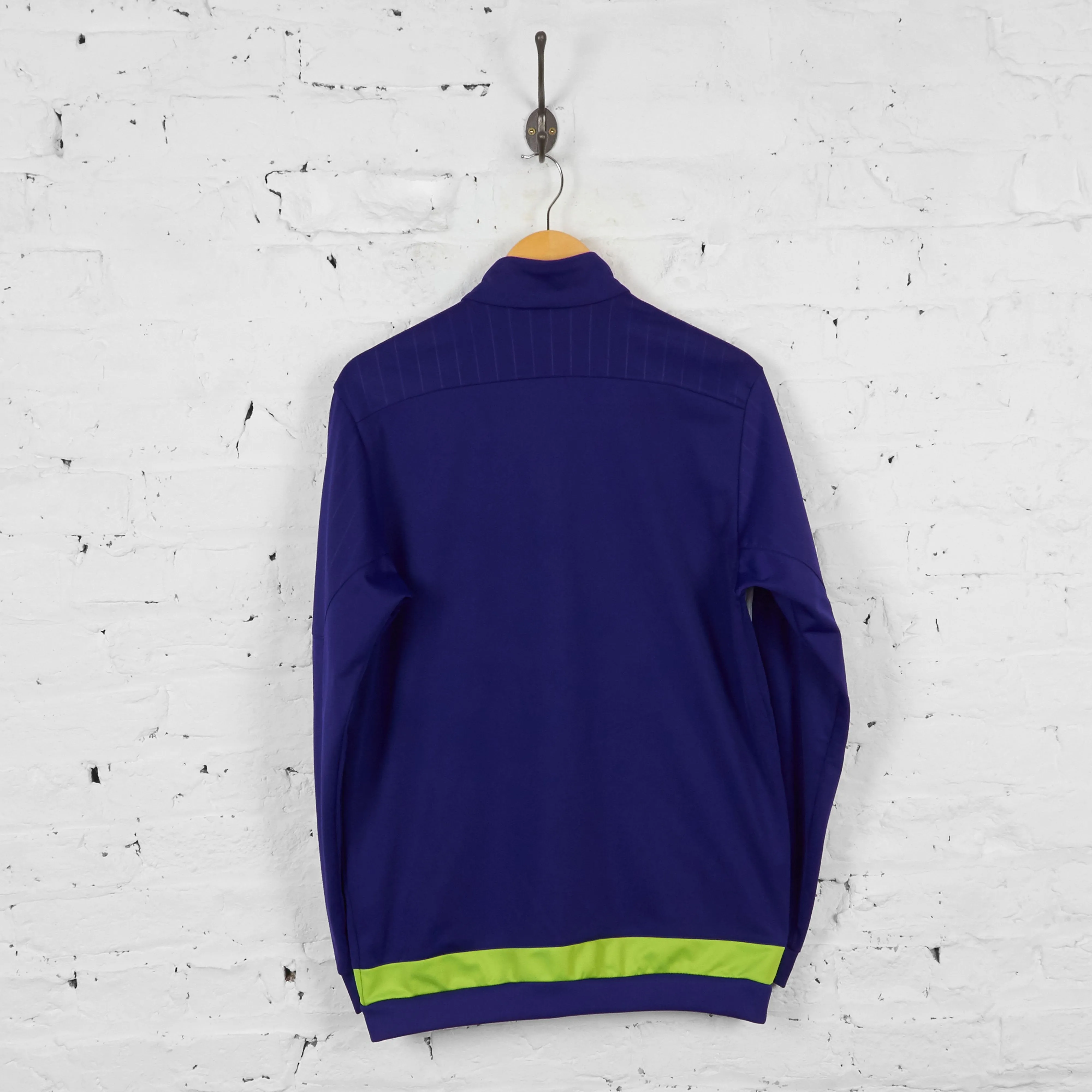 Anderlecht Adidas Football Tracksuit Top Jacket - Purple - M