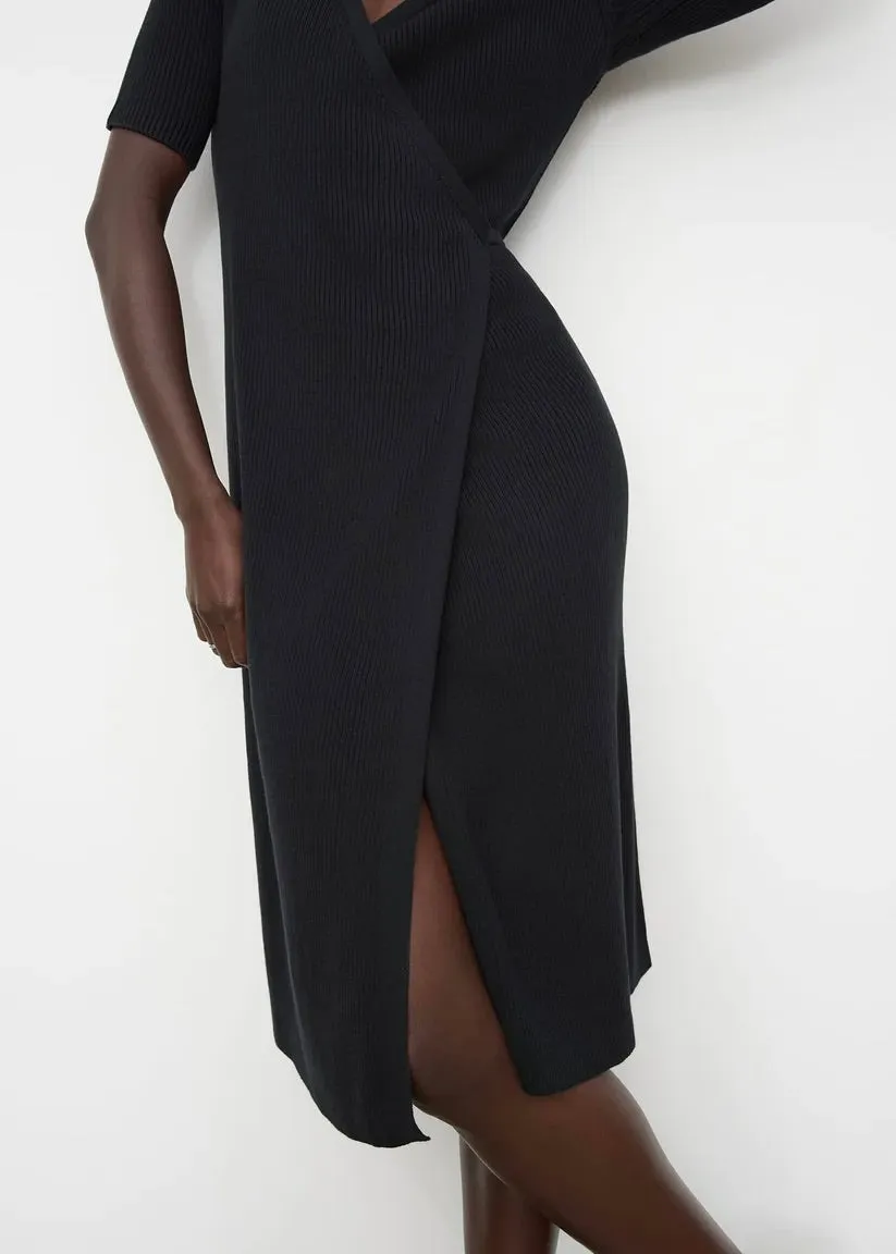 Annie Wrap Dress - Black