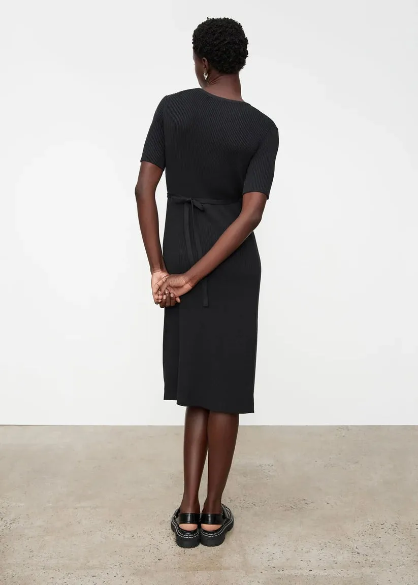 Annie Wrap Dress - Black
