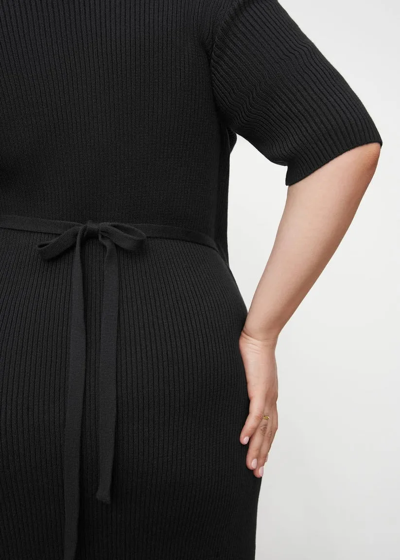 Annie Wrap Dress - Black