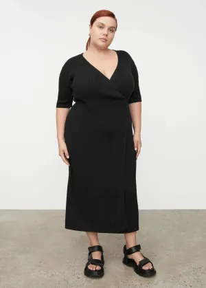 Annie Wrap Dress - Black