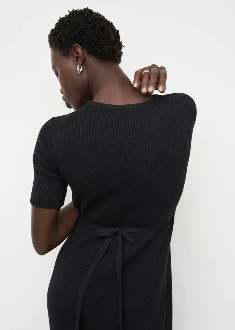 Annie Wrap Dress - Black