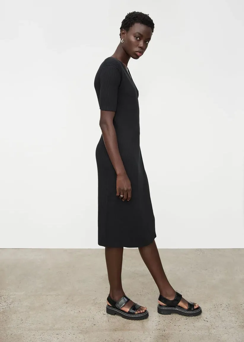 Annie Wrap Dress - Black