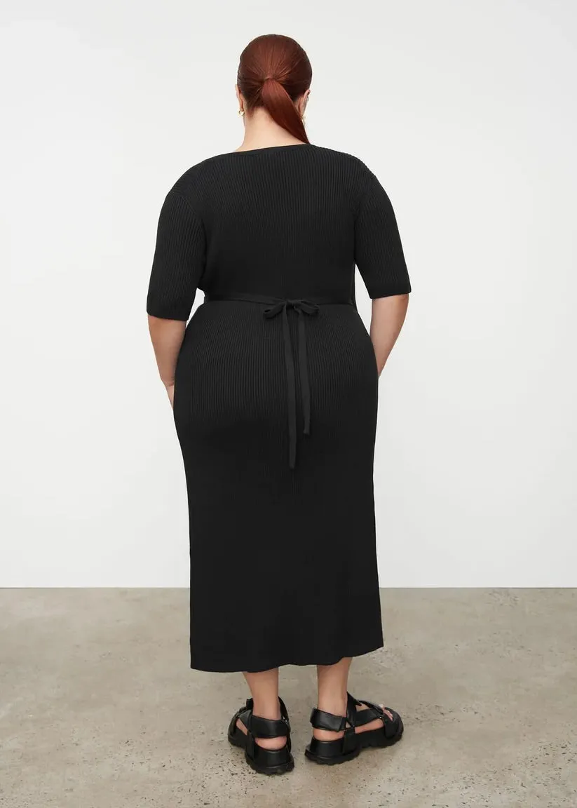 Annie Wrap Dress - Black