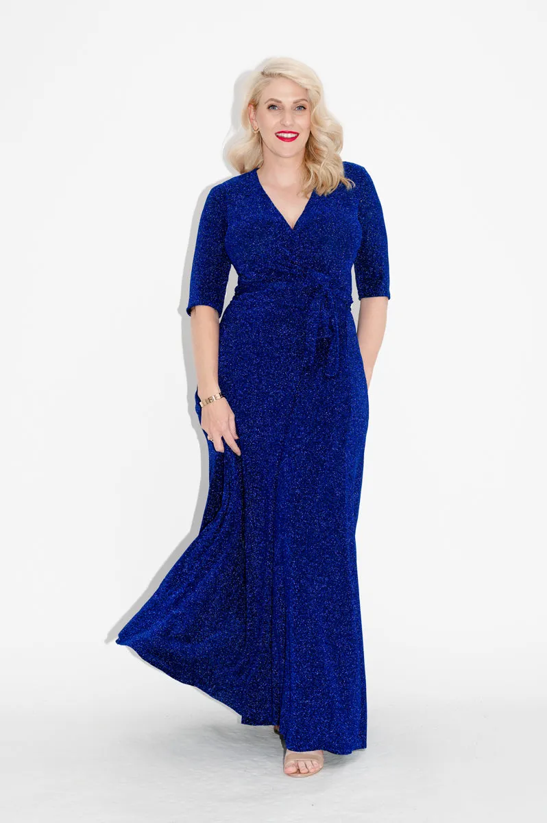 Aquarius (Sparkly) - Wrap Dress