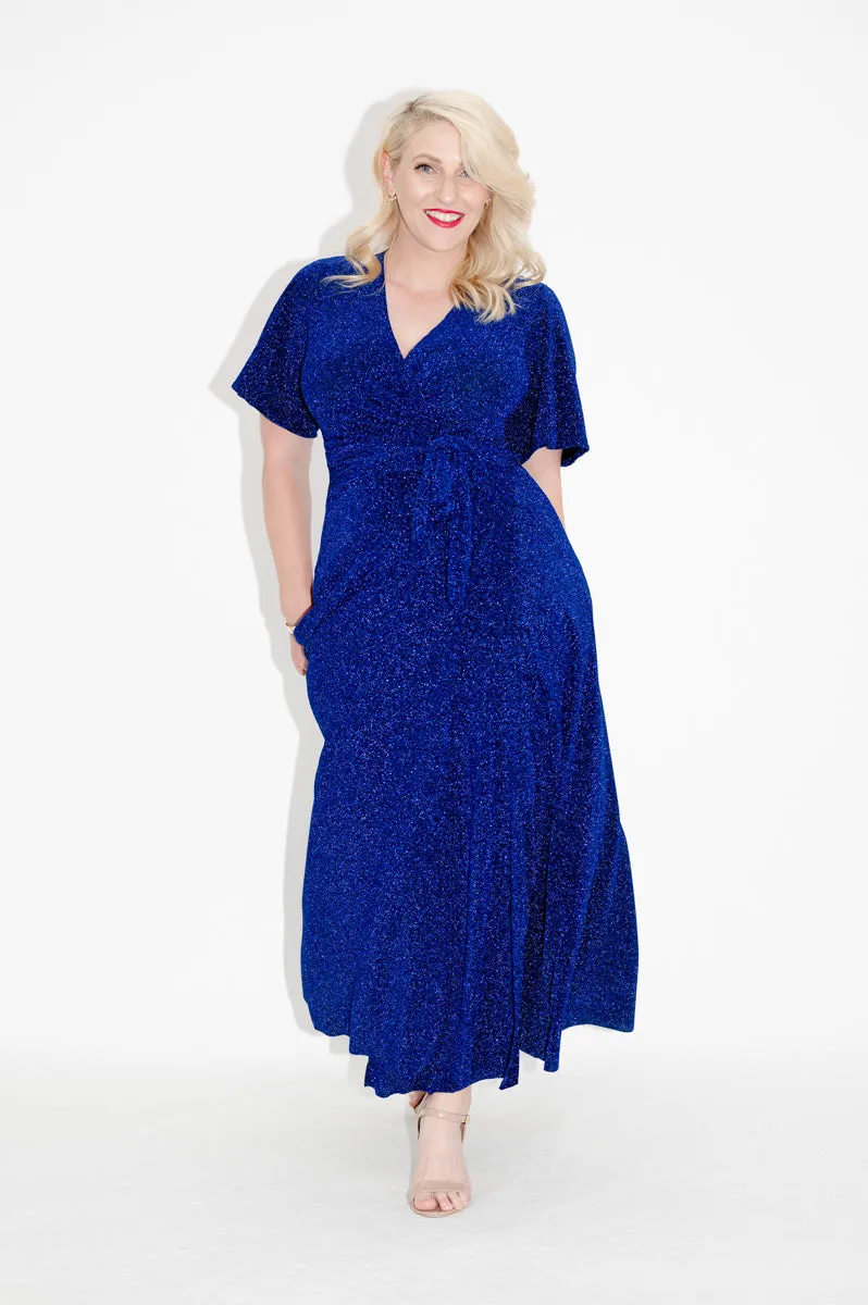 Aquarius (Sparkly) - Wrap Dress