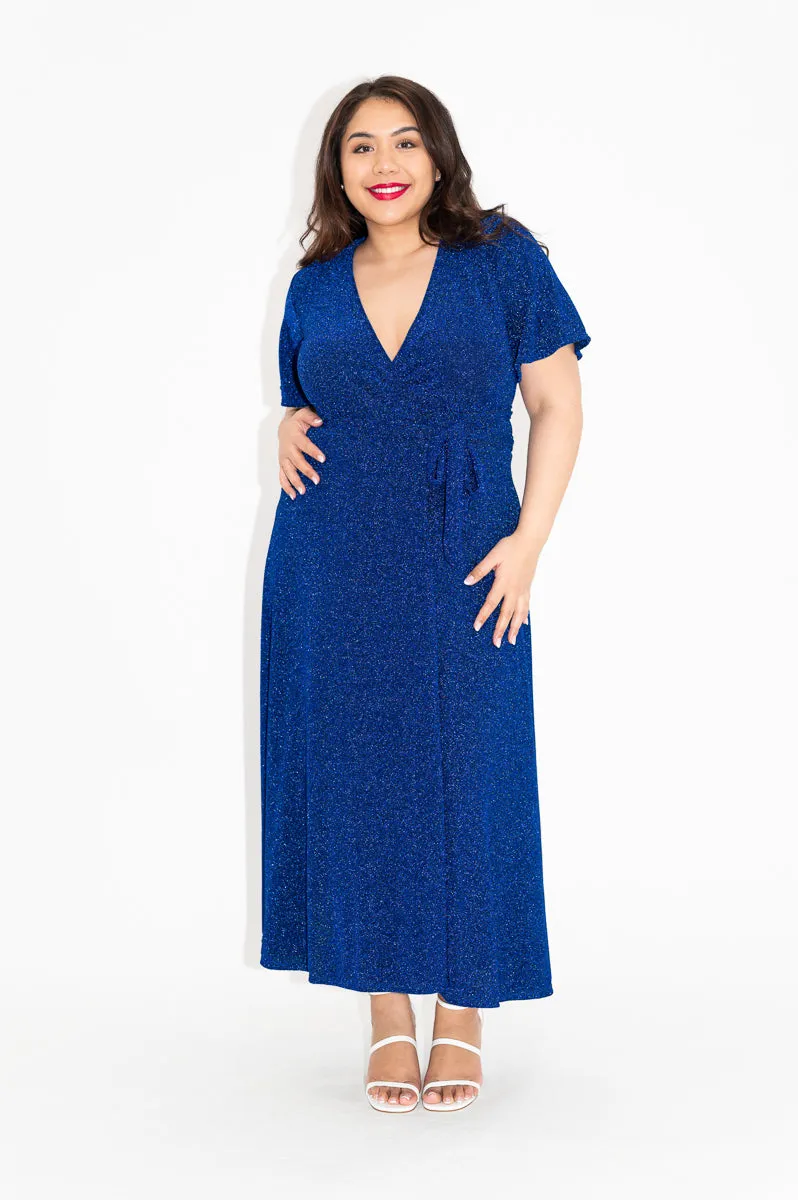 Aquarius (Sparkly) - Wrap Dress