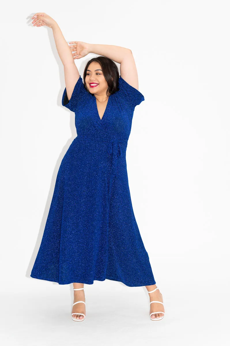 Aquarius (Sparkly) - Wrap Dress