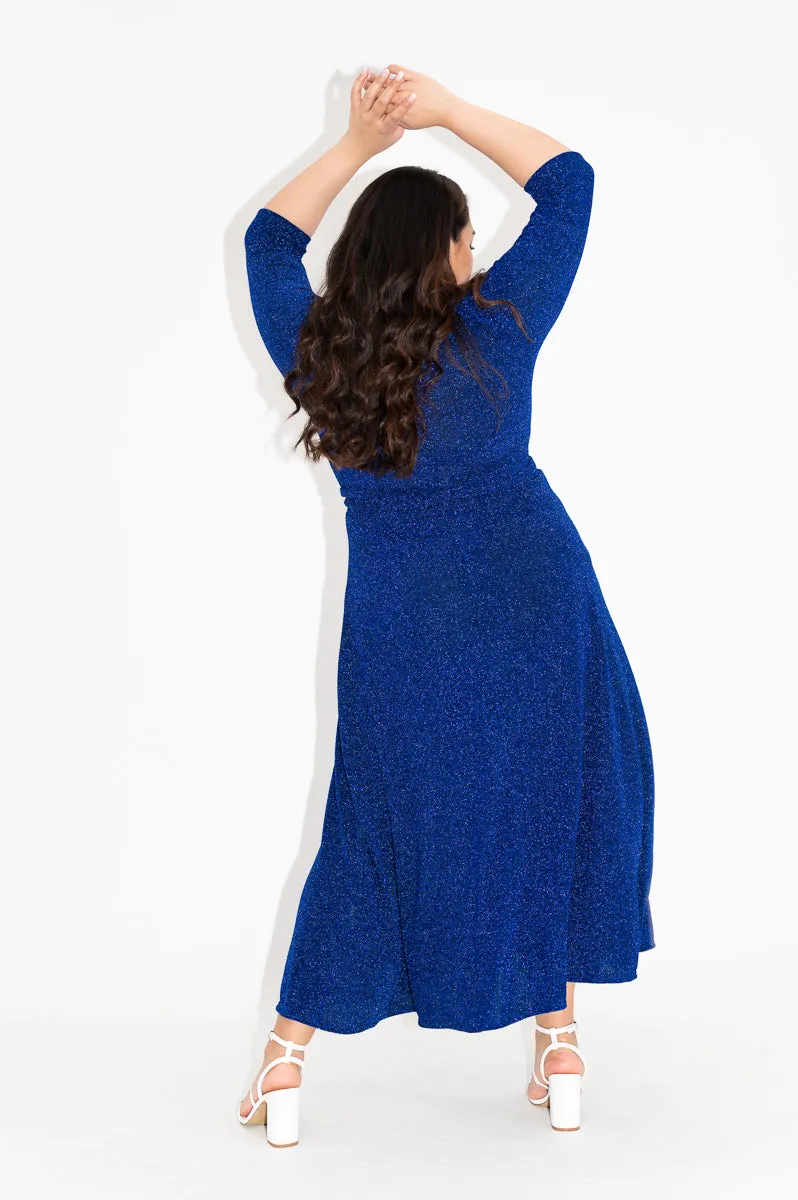 Aquarius (Sparkly) - Wrap Dress