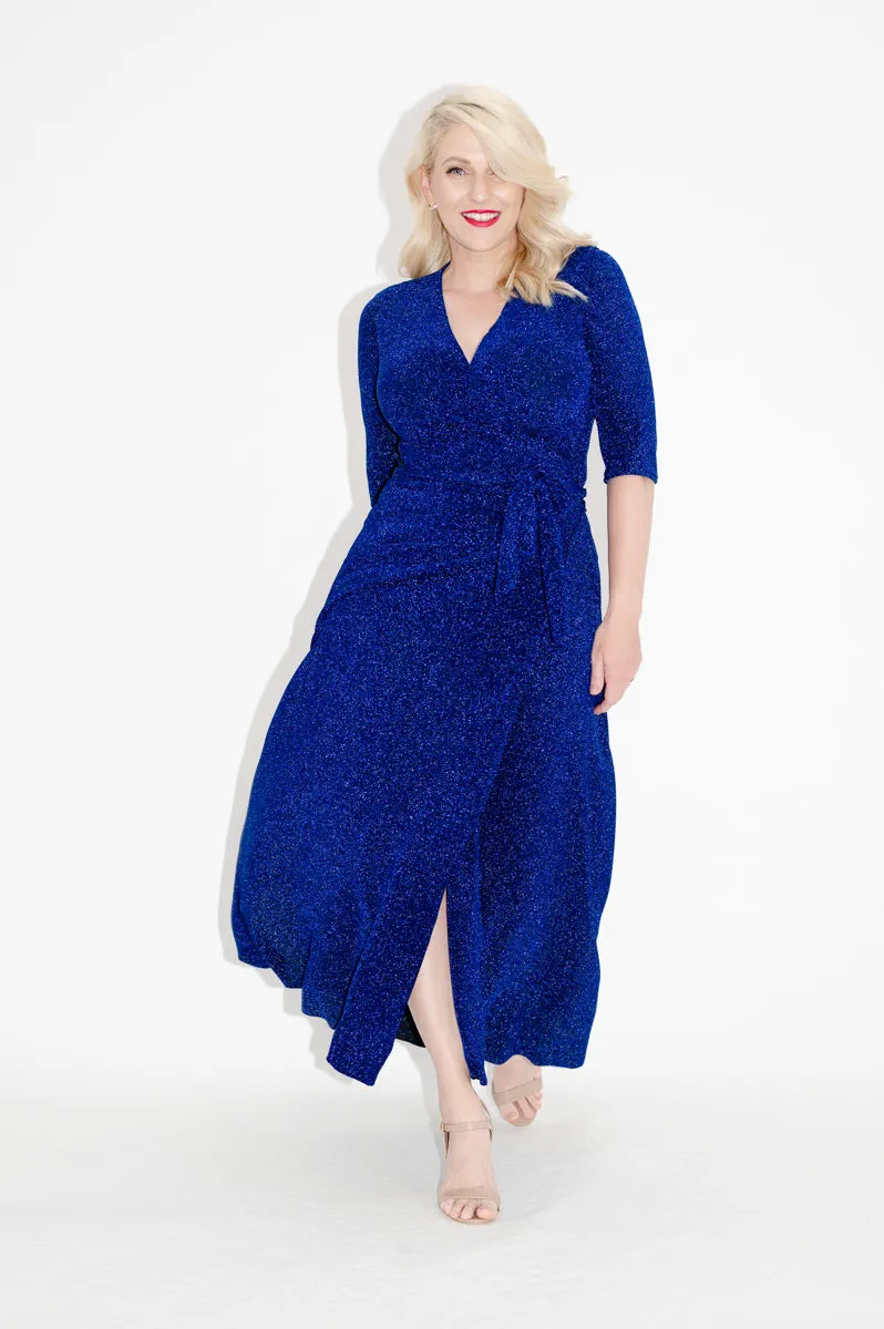 Aquarius (Sparkly) - Wrap Dress