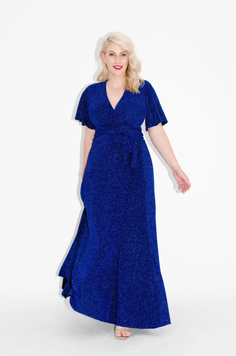 Aquarius (Sparkly) - Wrap Dress