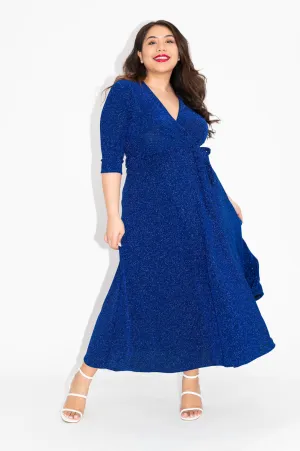 Aquarius (Sparkly) - Wrap Dress
