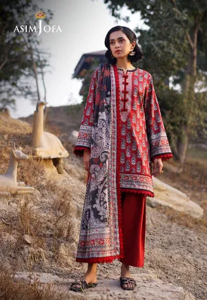 Asim Jofa Printed Lawn '25 | AJUUB-01
