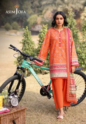 Asim Jofa Printed Lawn '25 | AJUUB-08