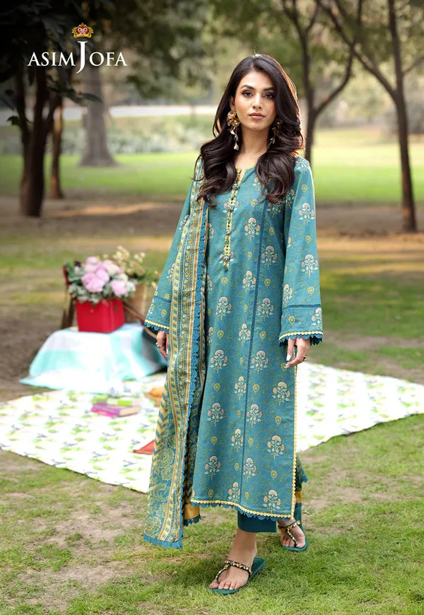 Asim Jofa Printed Lawn '25 | AJUUB-16