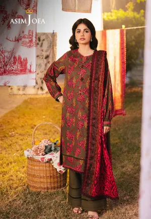 Asim Jofa Printed Lawn '25 | AJUUB-19