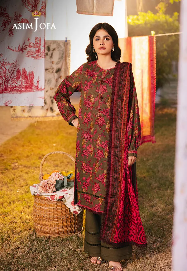 Asim Jofa Printed Lawn '25 | AJUUB-19