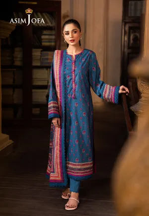 Asim Jofa Printed Lawn '25 | AJUUB-40