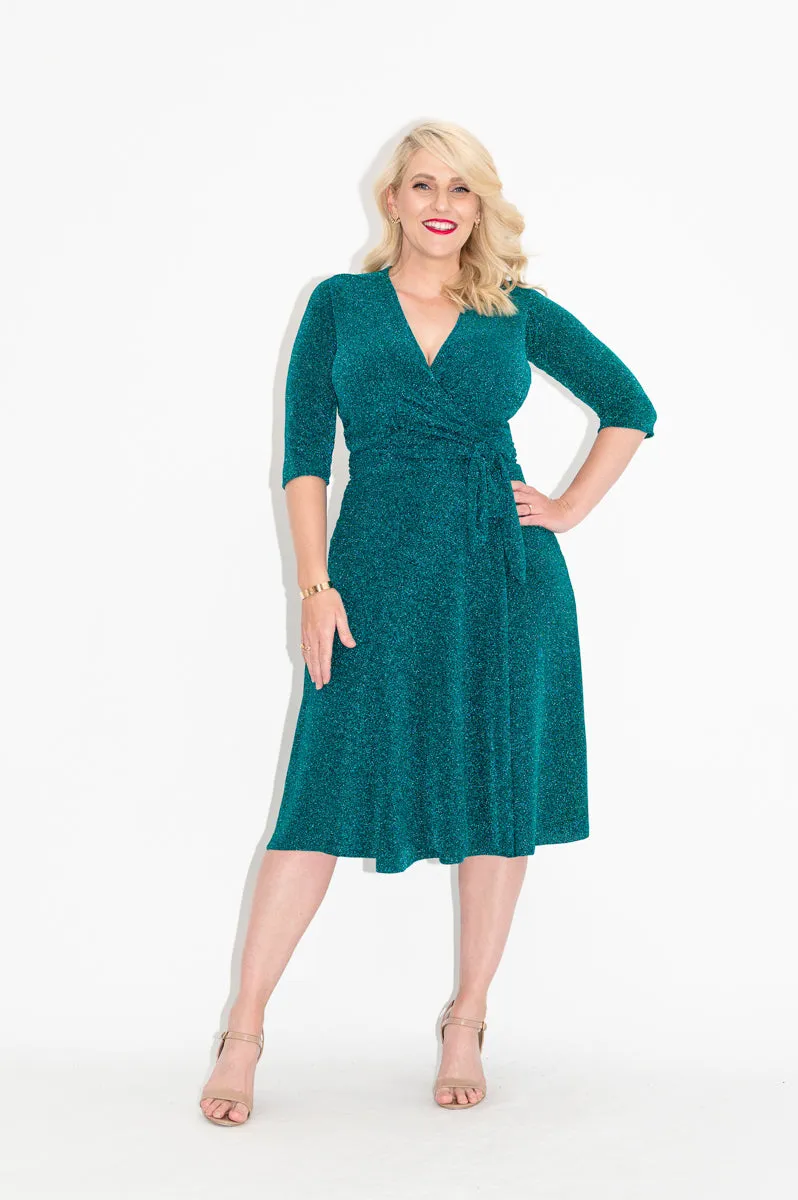Aurora (Sparkly) - Wrap Dress