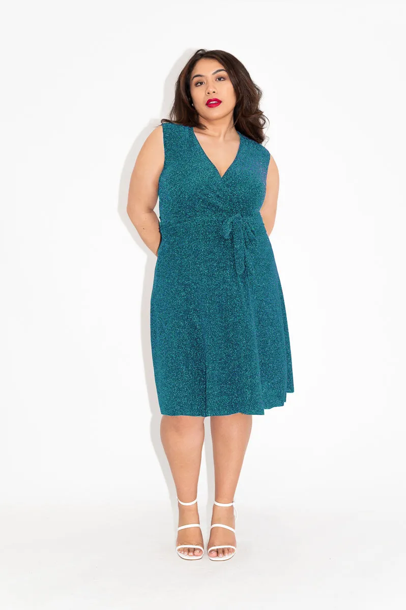 Aurora (Sparkly) - Wrap Dress
