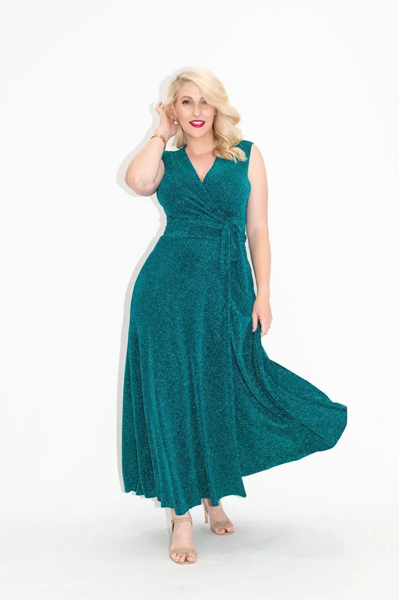 Aurora (Sparkly) - Wrap Dress