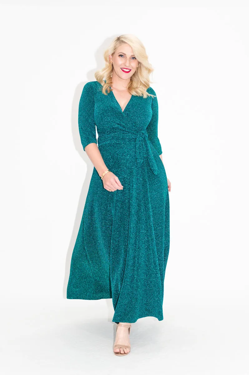 Aurora (Sparkly) - Wrap Dress