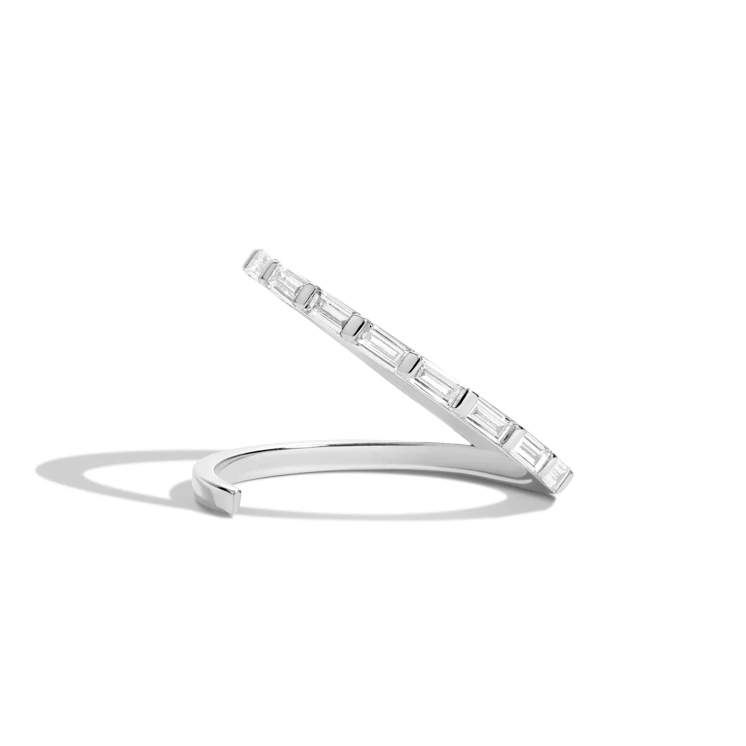 Baguette Slant Ring