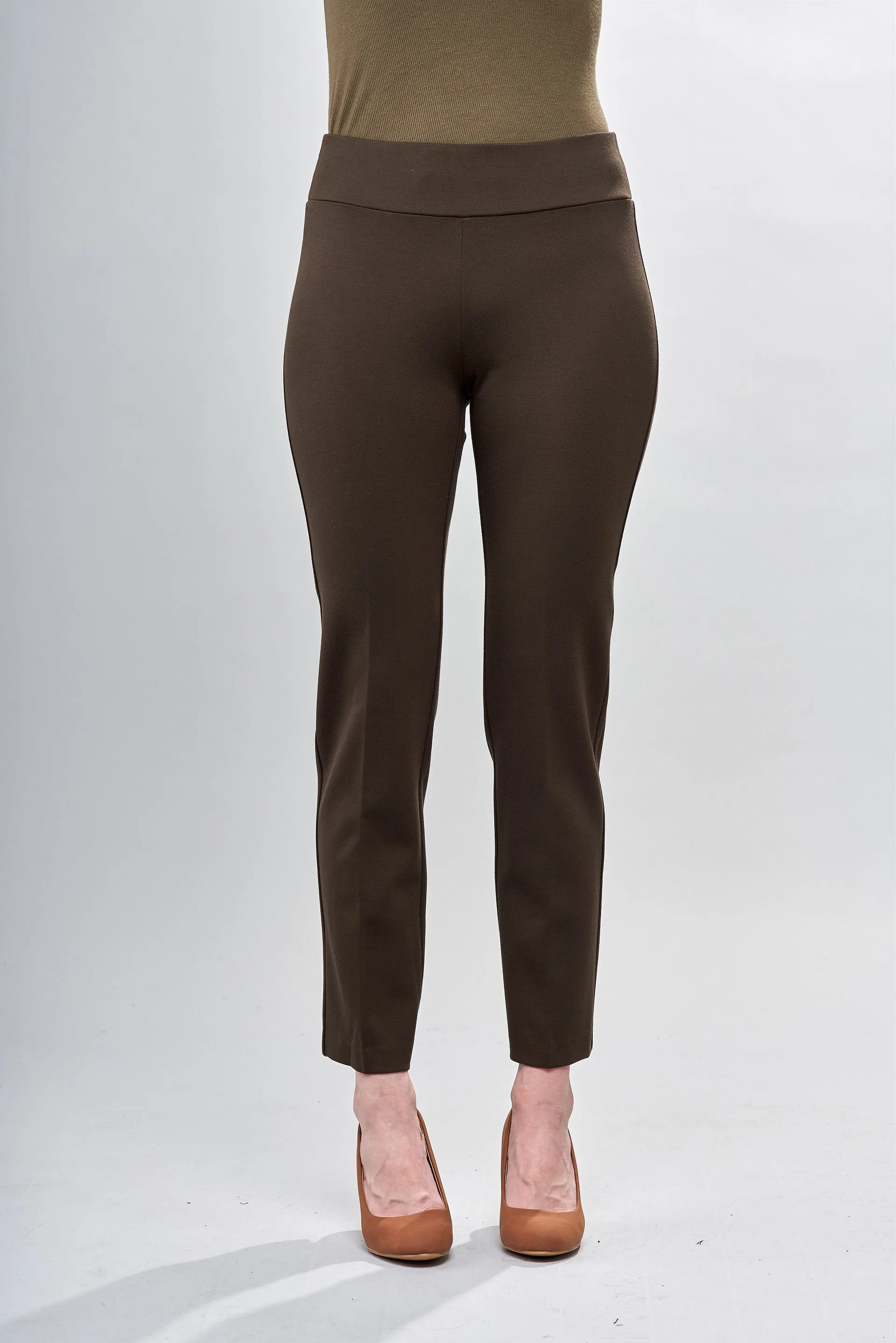 BCP8909B28 Solid Scuba 28 Inseam Straight Pants