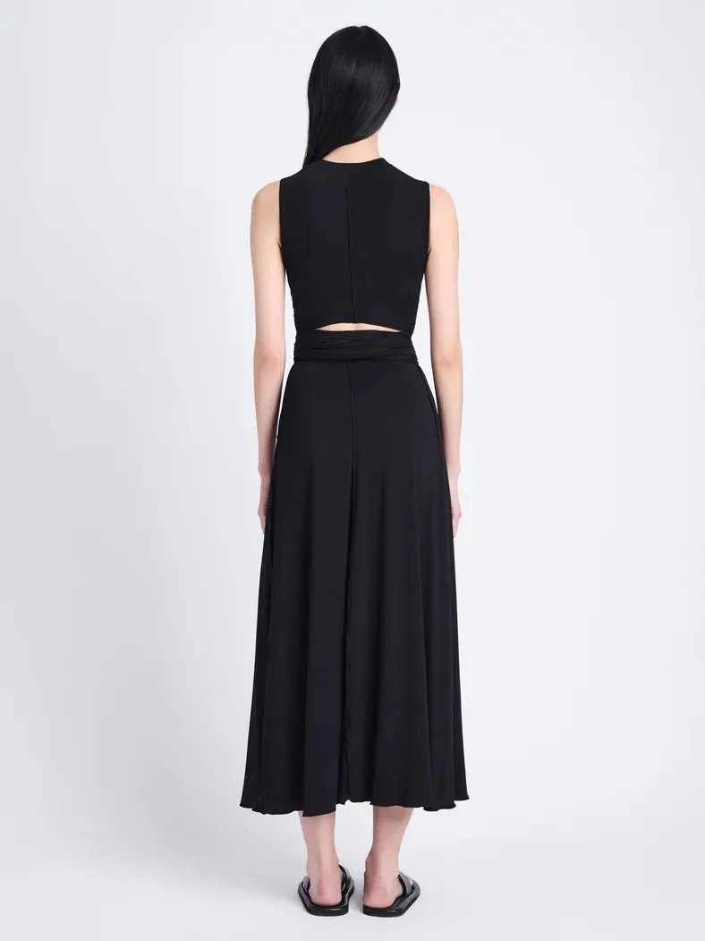 BEATRICE DRESS IN SOLID JERSEY