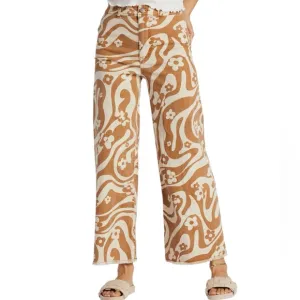 Billabong Free Fall High Waist Wide Leg Crop pants