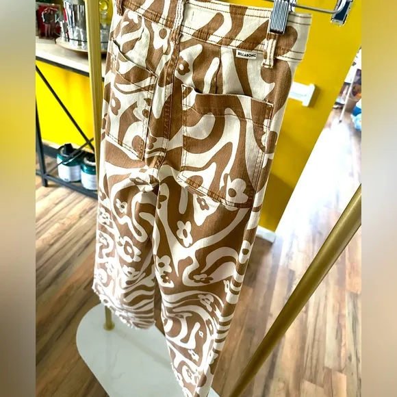 Billabong Free Fall High Waist Wide Leg Crop pants