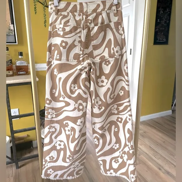 Billabong Free Fall High Waist Wide Leg Crop pants