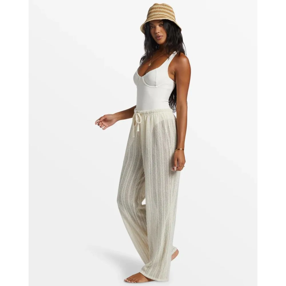 BILLABONG LARGO BEACH PANT COVER UP SALT CRYSTAL