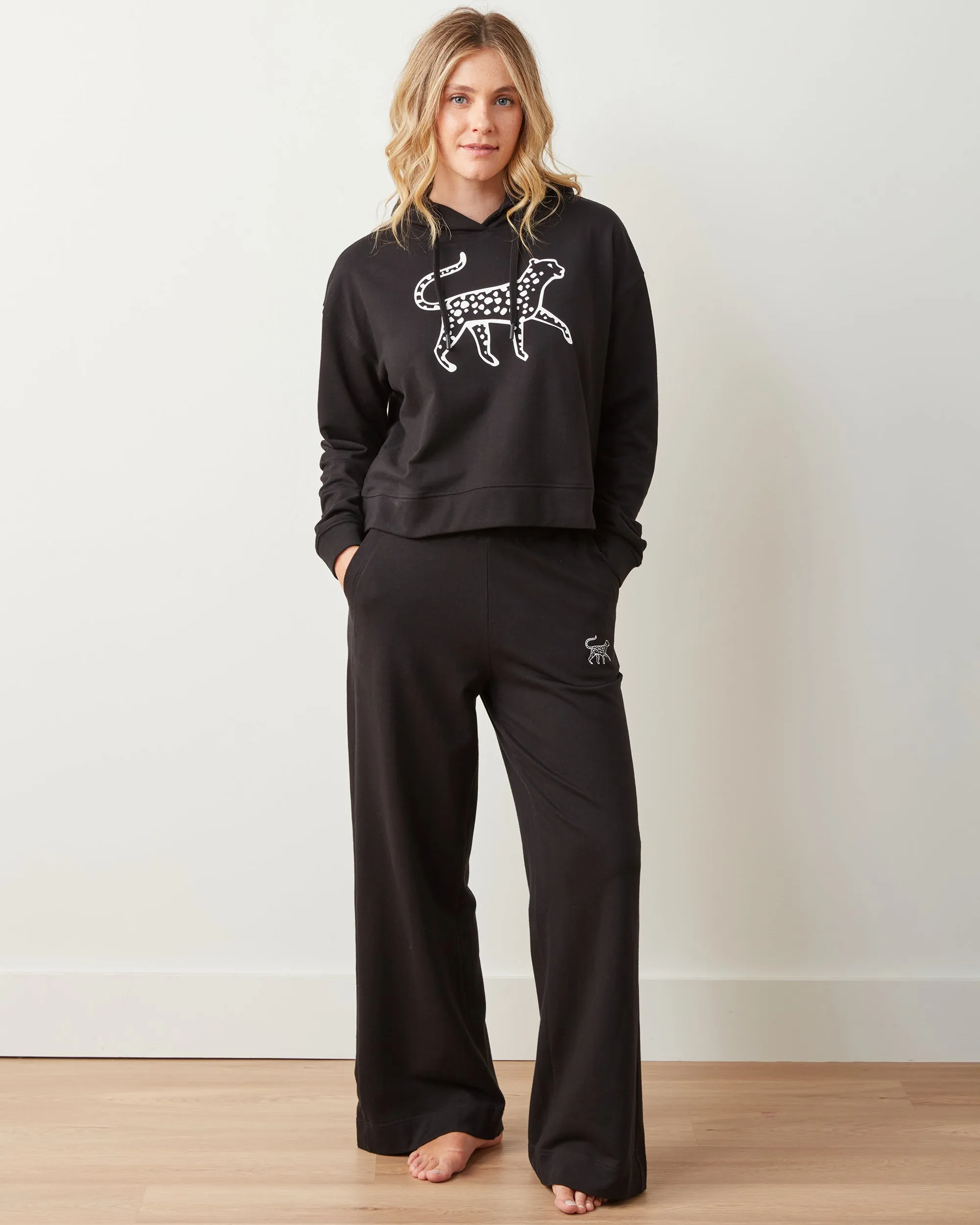 Black - Down Time Sweatsuit Set - Sweatsuit Set