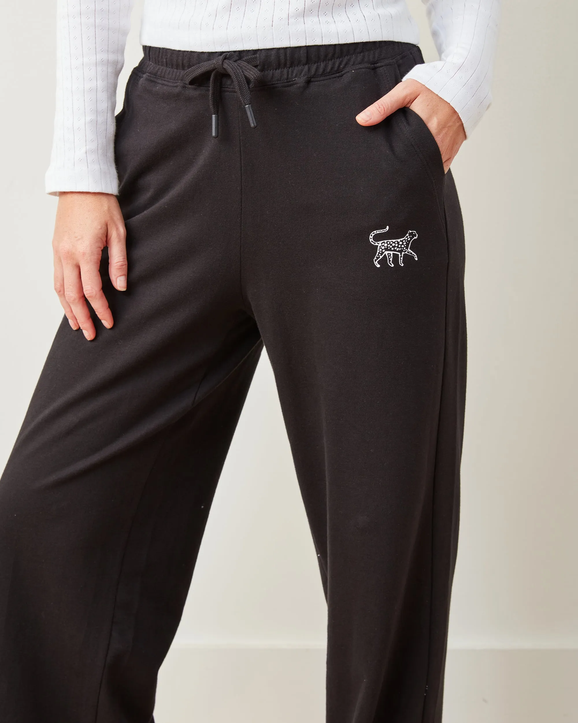 Black - Down Time Sweatsuit Set - Sweatsuit Set