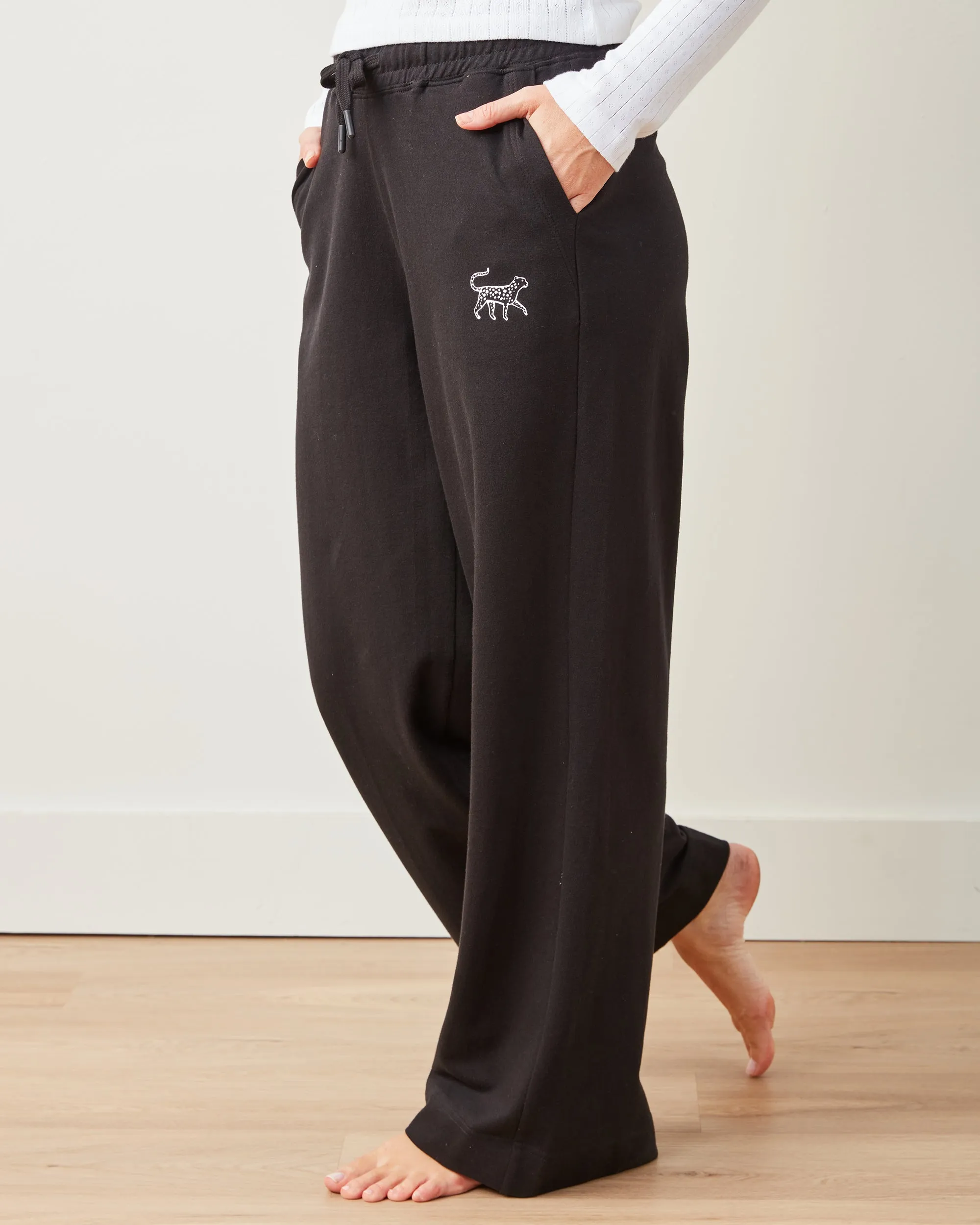 Black - Down Time Sweatsuit Set - Sweatsuit Set
