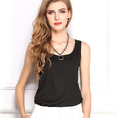 Blouses Plus Size Women Chiffon Blouse Shirt Cute Candy Color Tropical Casual Tops Clothes