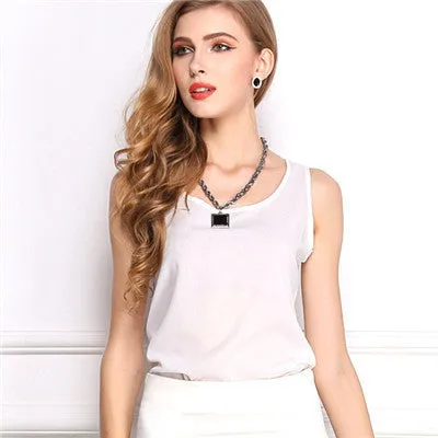 Blouses Plus Size Women Chiffon Blouse Shirt Cute Candy Color Tropical Casual Tops Clothes