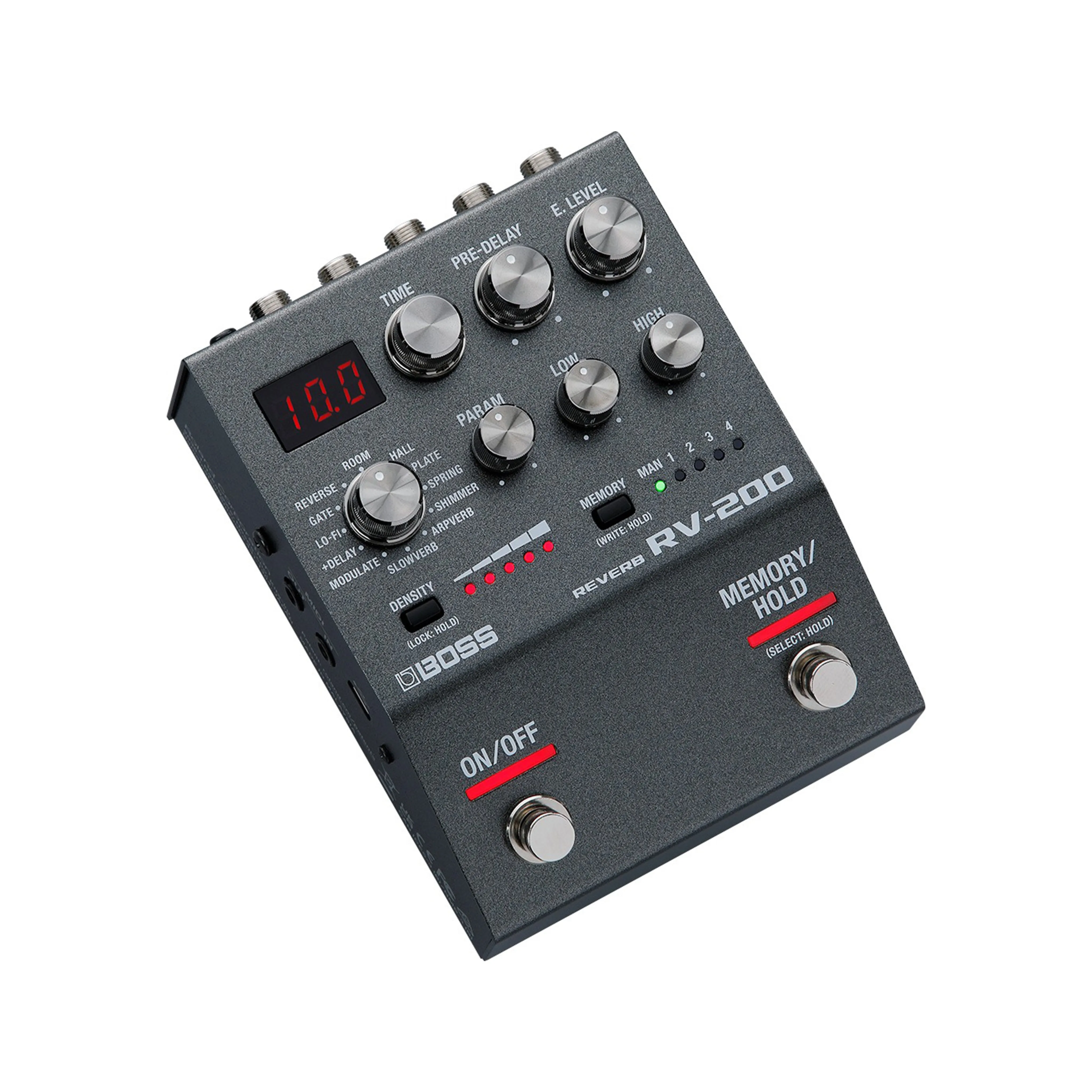 BOSS RV-200 Reverb Guitar Effects Pedal