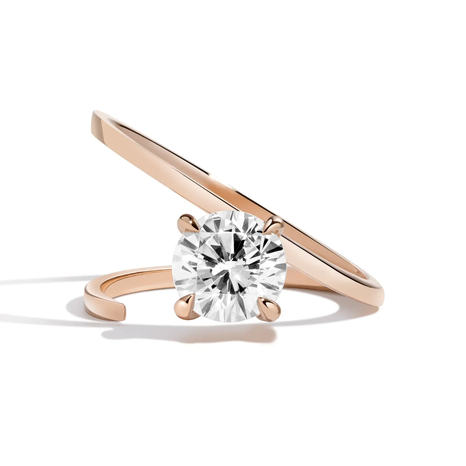 Brilliant Slant Ring