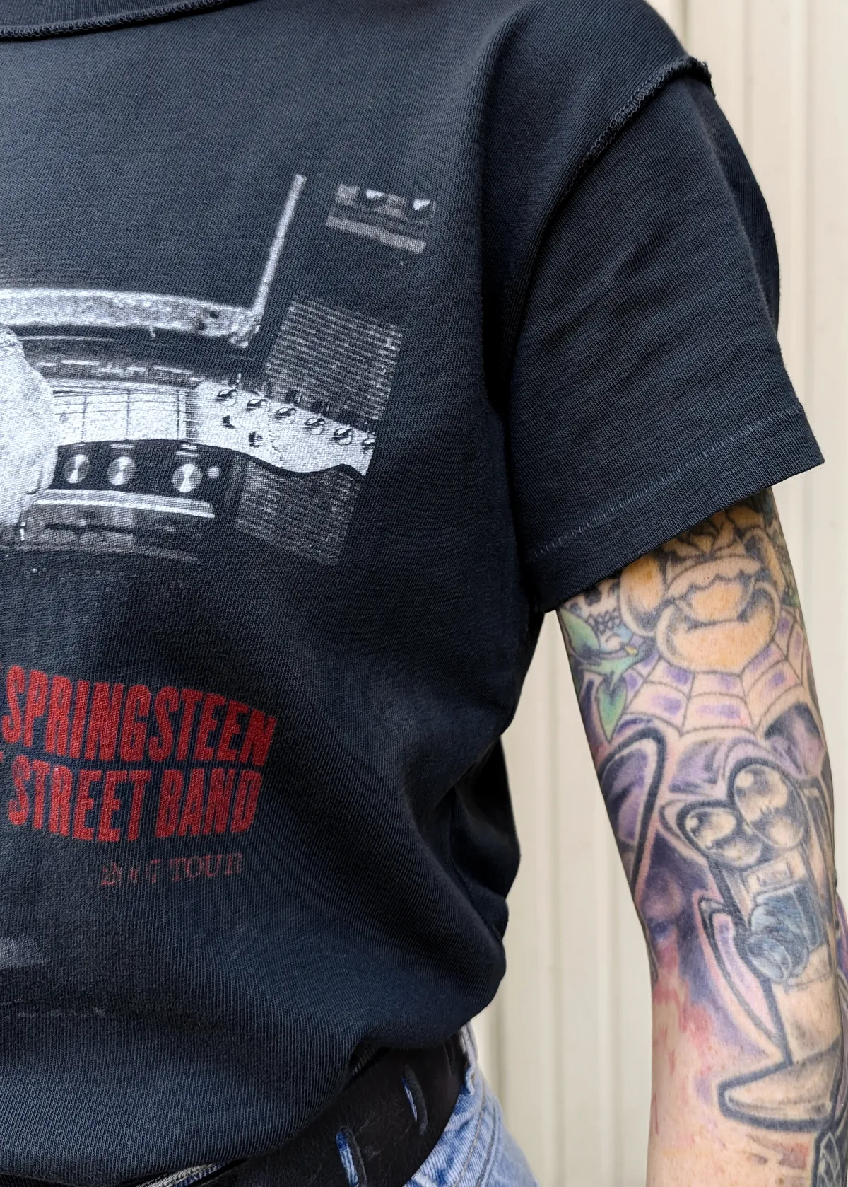 Bruce Springsteen In the Studio Girlfriend Tee