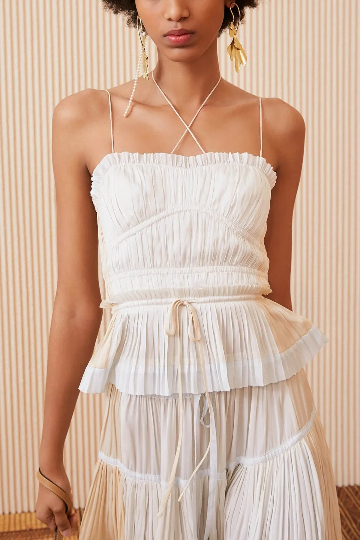 Calista Tank Top in Opal